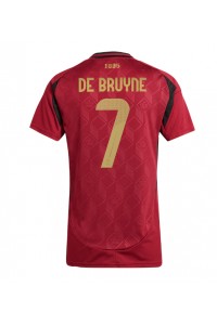 Belgia Kevin De Bruyne #7 Fotballdrakt Hjemme Klær Dame EM 2024 Korte ermer